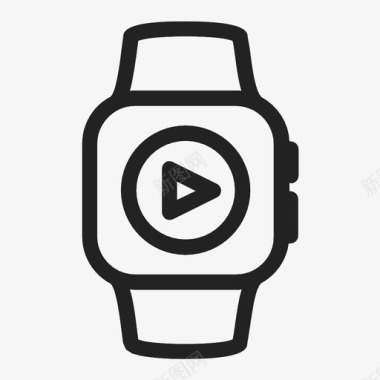 smartwatch音乐声音符号图标图标