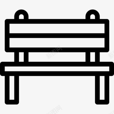 长凳座椅学校图标图标