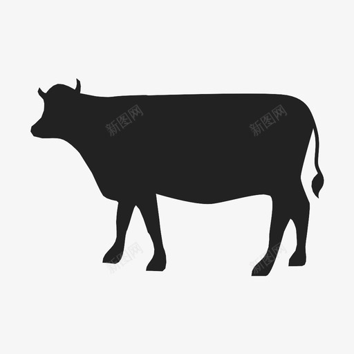 cow图标svg_新图网 https://ixintu.com cow