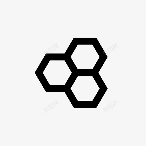 蜂巢分组几何图标svg_新图网 https://ixintu.com 几何 分组 小海湾 网络 蜂巢 蜜蜂