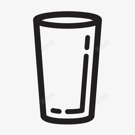 品脱玻璃杯饮料和容器图标svg_新图网 https://ixintu.com 品脱玻璃杯 饮料和容器