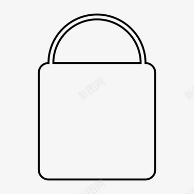 锁锁安全通道图标图标