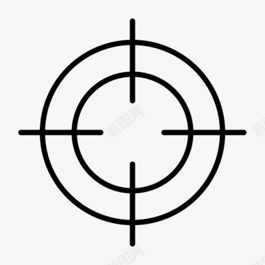 十字准线武器弹道图标图标