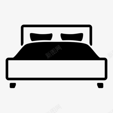 床垫子梦图标图标