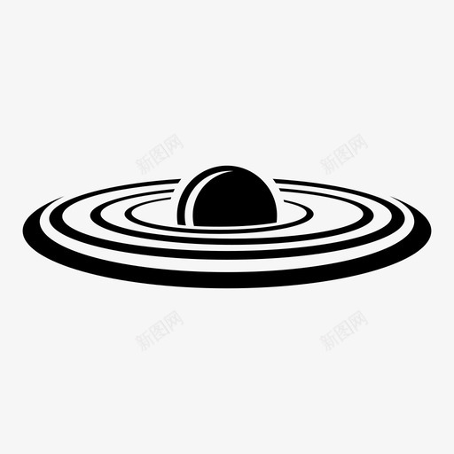 土星宽环图标svg_新图网 https://ixintu.com 土星 宽 巨行星 干燥 时尚 沿 环 环系统 蛋糕 行星环