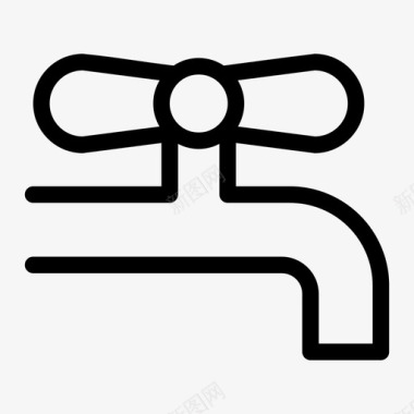 水龙头水洗手图标图标