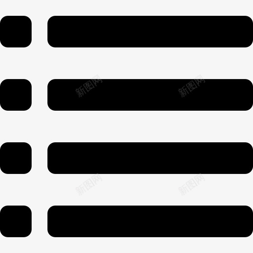 列表视图减法签名图标svg_新图网 https://ixintu.com 减法 列表视图 指示 控制 推迟 新建 更改 签名 联通 项目符号