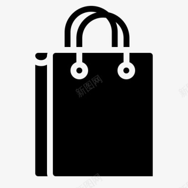 购物袋采购塑料袋图标图标