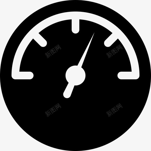车速表圆形工具符号工具和器具图标svg_新图网 https://ixintu.com 工具和器具 车速表圆形工具符号