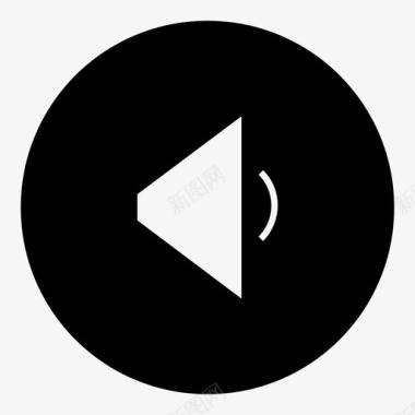 扬声器音乐音量音频按钮图标图标
