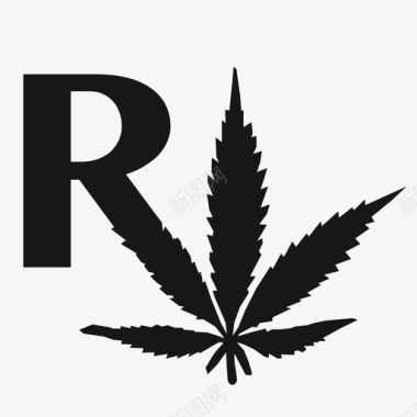 大麻药房医用大麻图标图标