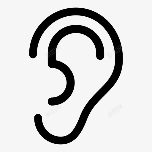 耳朵多个更多图标svg_新图网 https://ixintu.com 倾听 健康 听觉 多个 更多 标记 符号 耳朵 身体部位 附加