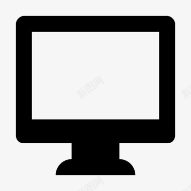 显示器电脑显示屏图标图标