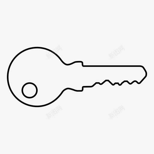 钥匙安全电源图标svg_新图网 https://ixintu.com 安全 材料 物体 物品 电源 解锁 轮廓 钥匙 钥匙轮廓 锁