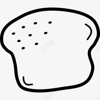 烤饼百吉饼烘焙图标图标