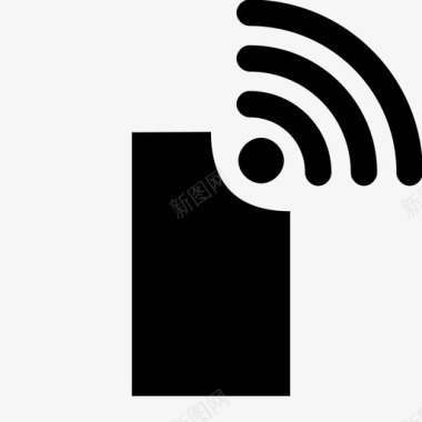wifi信号发送传输图标图标