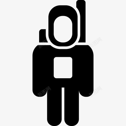 宇航员人物空间偶像图标svg_新图网 https://ixintu.com 人物 宇航员 空间偶像