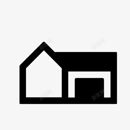 家庭车库开始认真图标svg_新图网 https://ixintu.com 住所 家庭 家庭车库 建筑 开始 弓箭手 村庄 简历 认真 风景