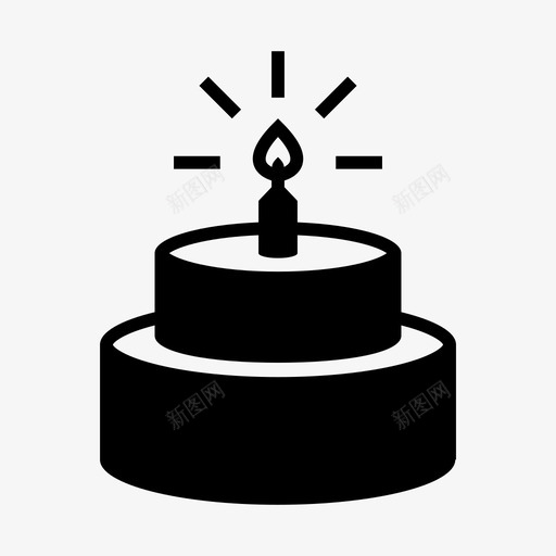 生日蛋糕下一个推迟图标svg_新图网 https://ixintu.com 下一个 周年纪念 年龄 忽略 推迟 更多 生日蛋糕 糕点 联盟 蜡烛 食物