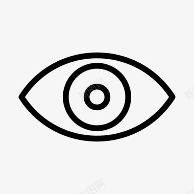 眼睛监督视力图标图标