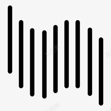 声波音频频率图标图标