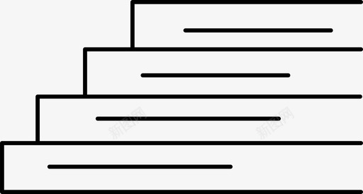 楼梯序列饼图图标svg_新图网 https://ixintu.com 图表 堆栈 复制 层 序列 杰作 标题 楼梯 生成 蛋糕 饼图