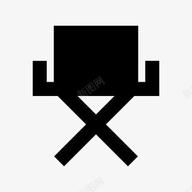 椅子坐着座位图标图标