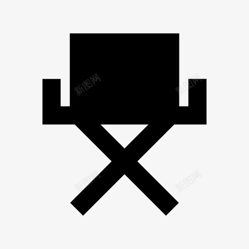 椅子坐着座位图标svg_新图网 https://ixintu.com 不 出售 坐着 大胆 家具 家具材料设计图标 座位 折叠椅 持有 椅子 黄金