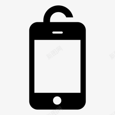 解锁的iphone图标图标
