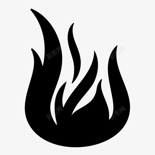 火热电子报图标svg_新图网 https://ixintu.com 干燥 感伤 清洁 滴 火 火焰 热 燃烧 电子报