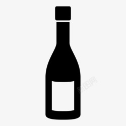比诺酒瓶灰比诺梅洛图标高清图片