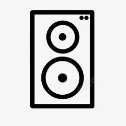 大型音乐扬声器先锋音乐图标高清图片