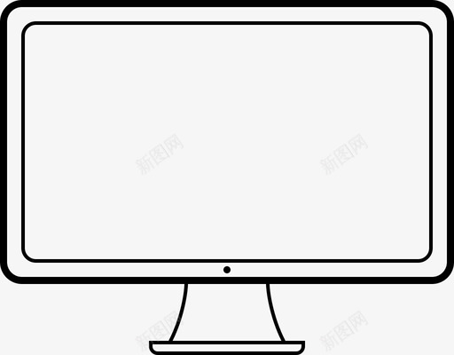 显示器苹果电影院图标svg_新图网 https://ixintu.com mac 像素 分辨率 屏幕 显示器 电影院 窗口 苹果