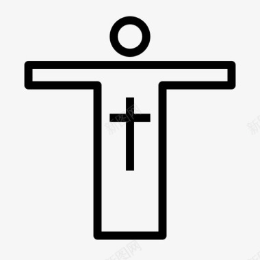耶稣基督复活节图标图标