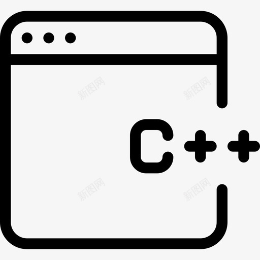 cplusplus编程行图标svg_新图网 https://ixintu.com cplusplus 编程行图标