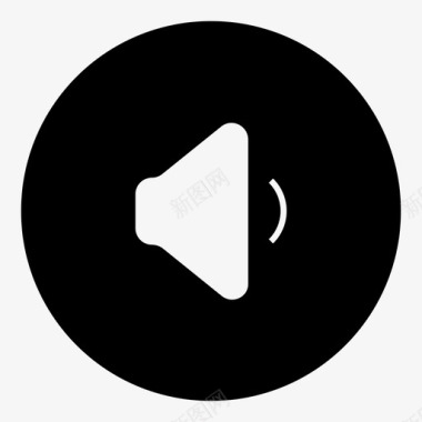 音量控制音乐音量音频按钮图标图标