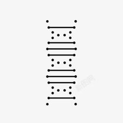 基因DNA和显微镜dna研究显微镜图标高清图片