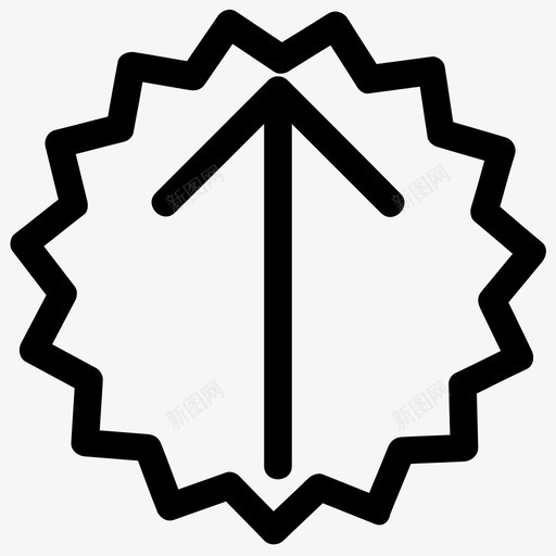 向上箭头前进方向升起图标svg_新图网 https://ixintu.com 前进方向升起 向上箭头