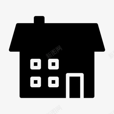 住宅房地产位置图标图标