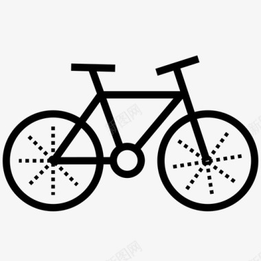 自行车数据童车图标图标