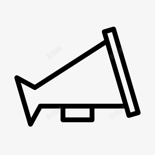 扩音器信息粗体图标svg_新图网 https://ixintu.com 保持 信息 出售 否 扩音器 报告 新闻 粗体 记者 黄金
