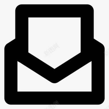 信件阅读电子邮件推迟图标图标