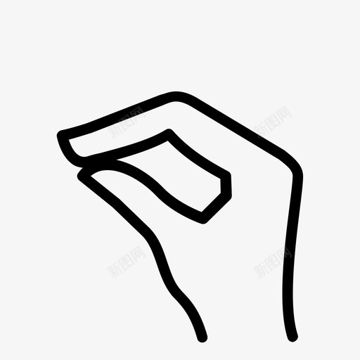 蜥蜴的手玩游戏图标svg_新图网 https://ixintu.com 右手 大拇指 手 手势 握持 游戏 爪子 玩 罗汉波 蜥蜴的手 食指