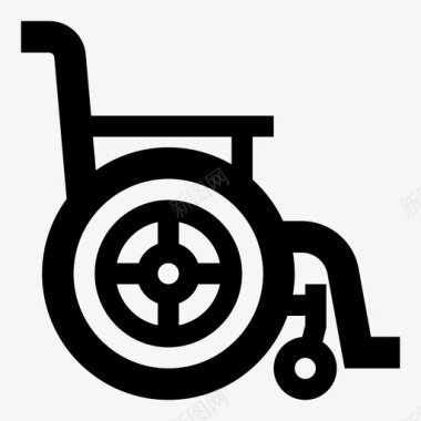 轮椅残疾有帮助图标图标