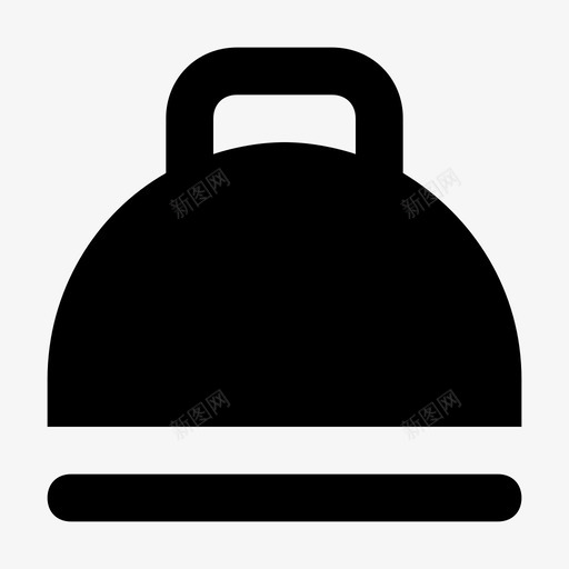 cloche厨具材料标图标svg_新图网 https://ixintu.com cloche 厨具材料设计图标