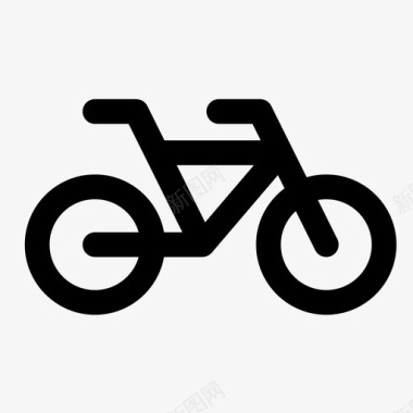 自行车车辆两轮车图标图标