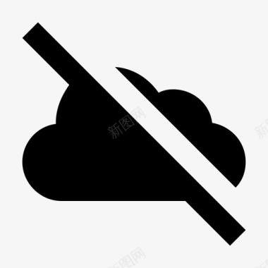 云离线云禁用不可用图标图标
