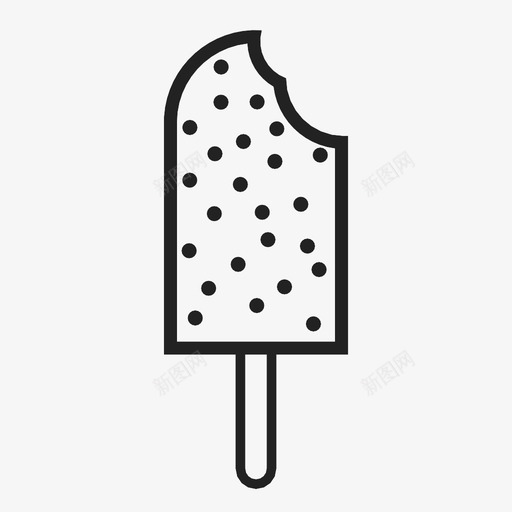冰淇淋夏天冰激凌图标svg_新图网 https://ixintu.com 冰淇淋 冰激凌 冷冻酸奶 凝胶 夏天 浇头 牛奶 甜点 雪糕 食物