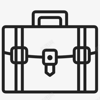 公文包行李钱包图标图标
