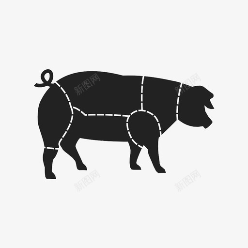 猪肉切块联合减法图标svg_新图网 https://ixintu.com 信号 减法 推迟 更多 猪 猪肉 猪肉切块 联合 肉 肉商